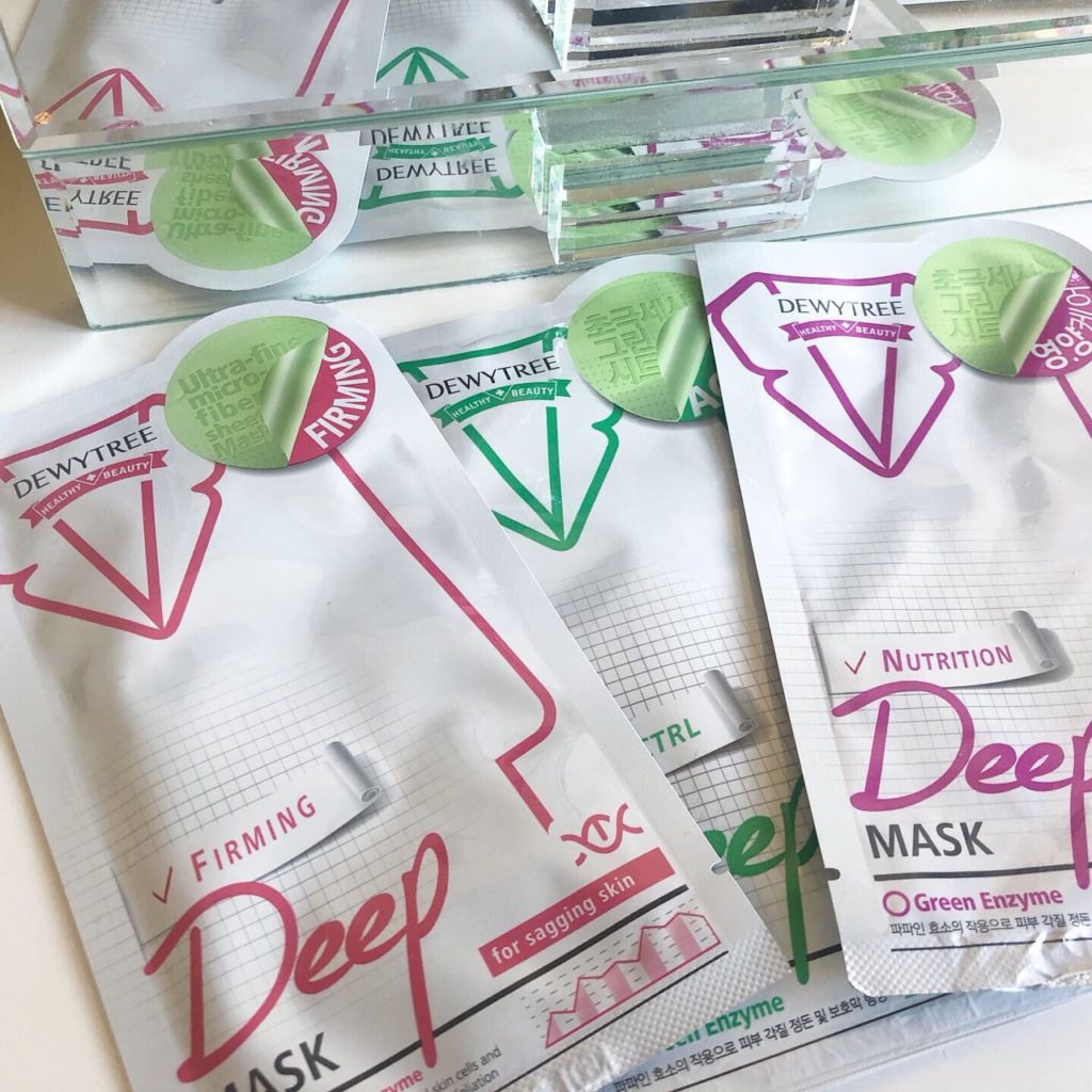 5 dagars sheet mask kur för torr hud med Fletna