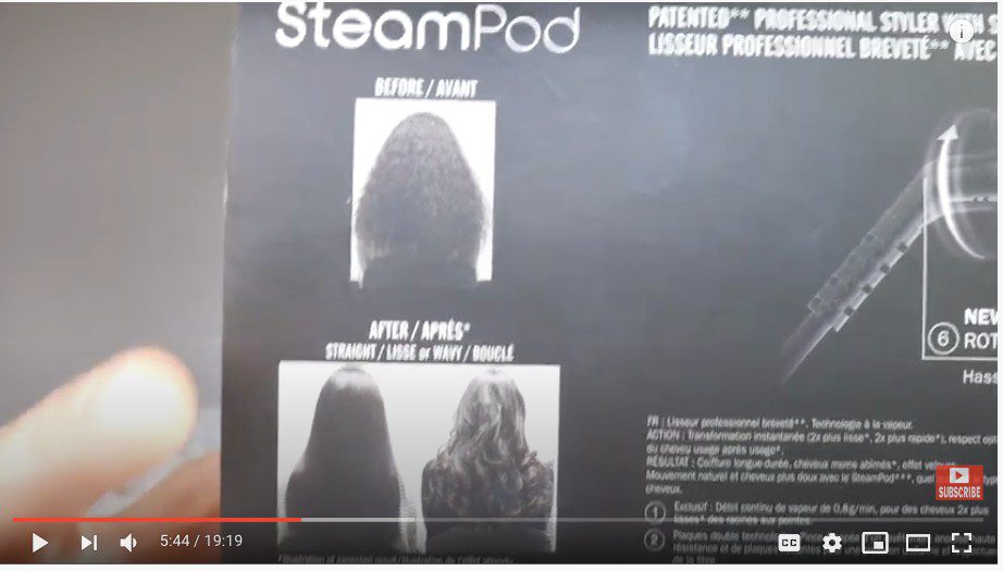 Steampod recension plattång