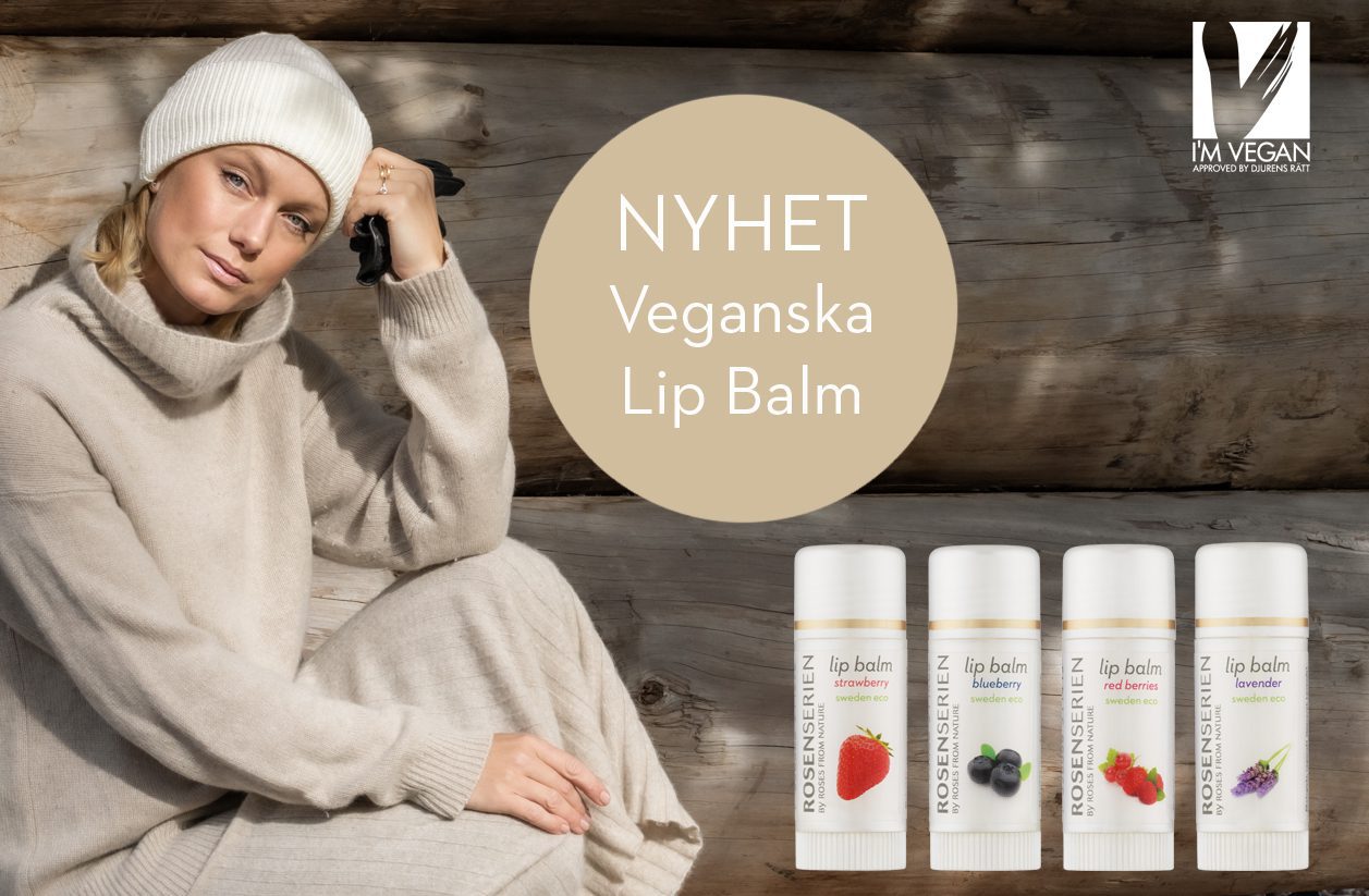 Veganska Lip Balm från Rosenserien