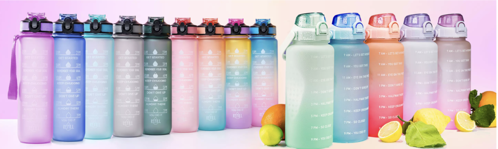 Beauty Rebels Motivational Water Bottle – Din Hälsoresa Får Ny Inspiration!