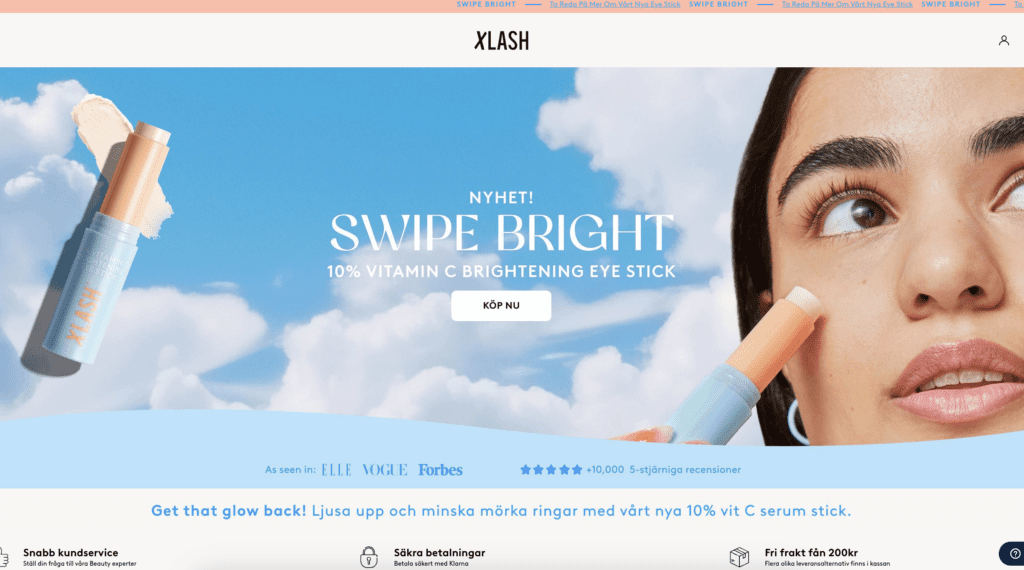 Skönhet online bästa skönhetsbutiker online 2026