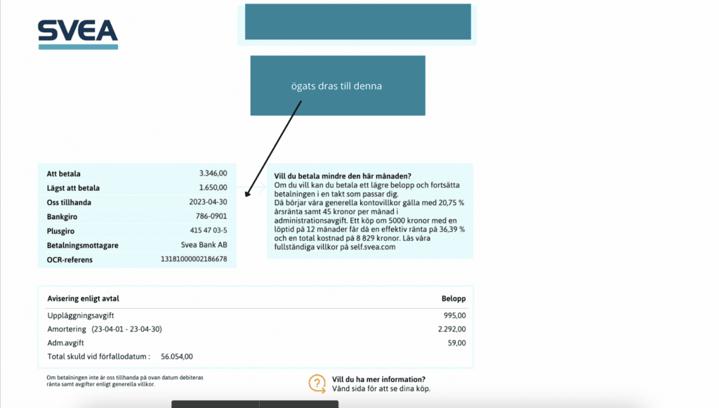 Recension Svea Bank – låna pengar till operation